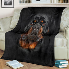 Premium Blanket Rottweiler Face Hair Blanket
