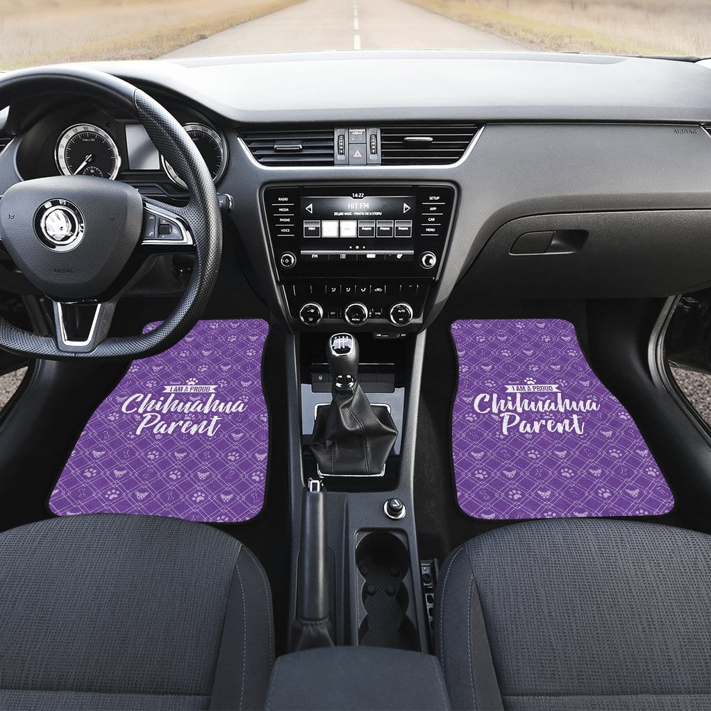 I am a Proud Chihuahua Parent Front-Back Car Floor Mats (Set of 4)