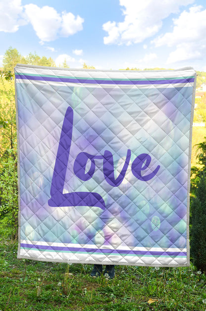 Love Quilt Purple