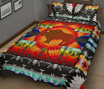 Standing Buffalo Star Quilt Set