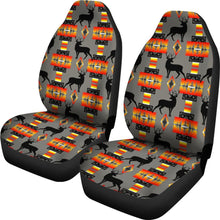 Deer Gray Set of Car Seat Covers