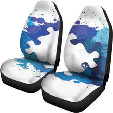 Autism Support Puzzle Seat Covers