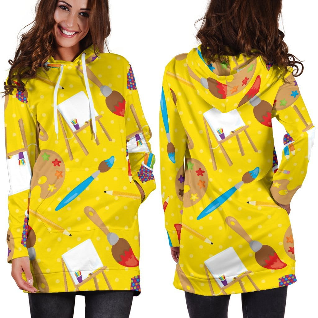 Art Teacher Hoodie Dress
