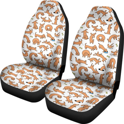 Dachshund V1 Car Seat Covers (Set of 2)