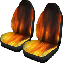 Orange Red Flames Custom Seat Covers