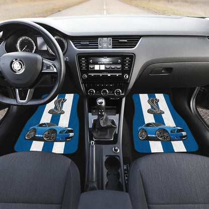 Mustang Cobra Muscle Car Art Floor Mats Set of 4