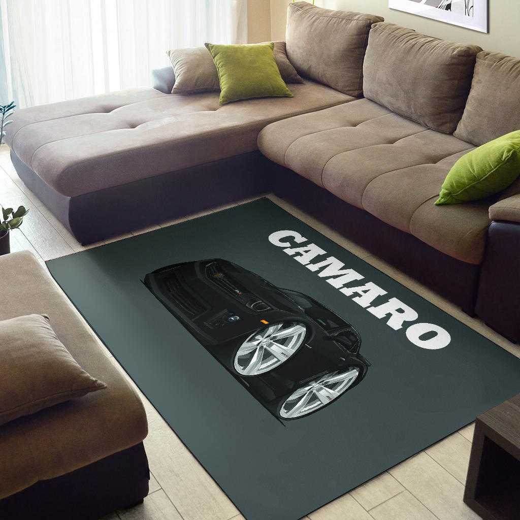 2013 Camaro Car Art Area Rug