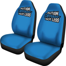 Autism Different Not Less Blue Seat Covers