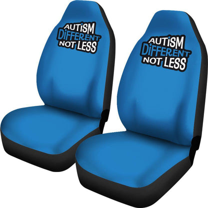 Autism Different Not Less Blue Seat Covers