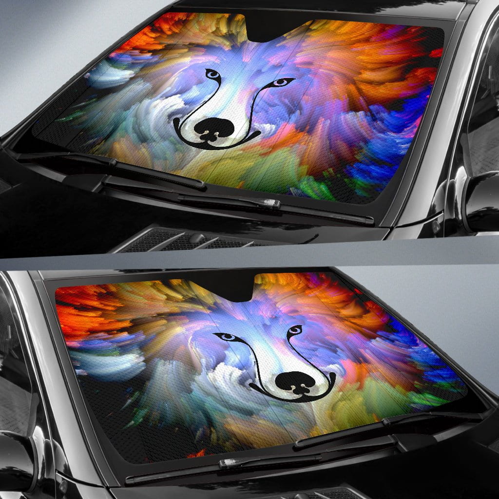 Abstract Dog Sun Shade