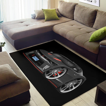 2017 Camaro RS 50th Anniversary Edition Car Art Area Rug
