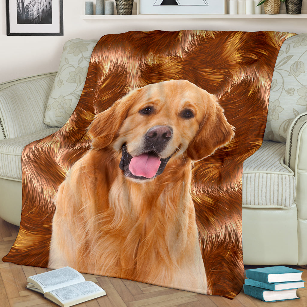 Premium Blanket Golden Retriever - Blanket - 1149