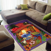 Margaritaville Purple Parrot Beach Area Rug
