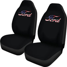 Red White Blue Design Seat Covers