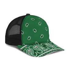 Classic Green Bandana All Over Mesh Back Cap