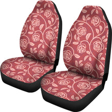 Pink Rose Pattern Car Seat Covers