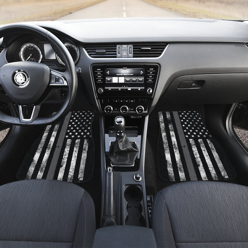 Thin Gray Line Set of 4 Car Floor Mats