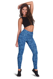 Denim Print Fashion Leggings
