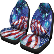American Flag Stars Design Seat Covers