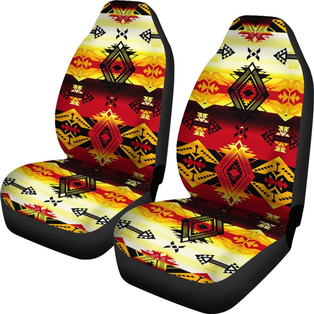 Sovereign Nation Fire Set of 2 Car Seat Covers