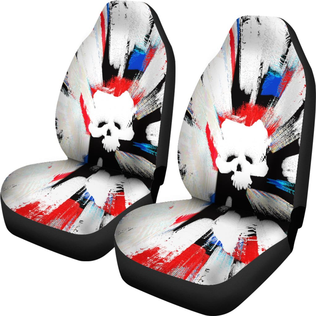 Skull burst Car Seat Covers