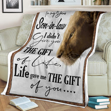 To My Dear Son In Law Premium Blanket