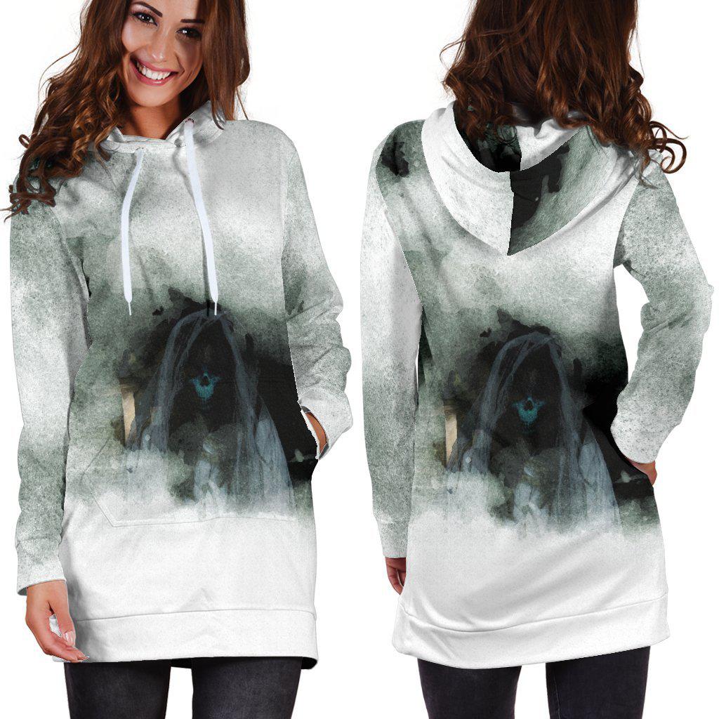 Macabre Mythology (Cyhyraeth) Women's Hoodie Dress