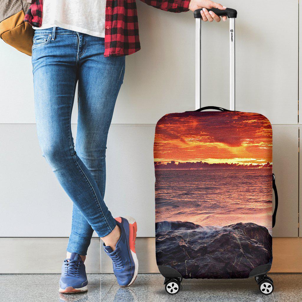 Ocean Sunset Luggage Covers