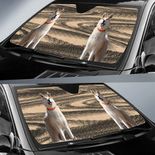 korean jindo dog Auto Sun Shade