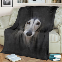 Premium Blanket Saluki Face Hair Blanket