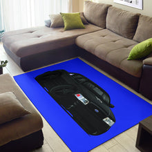 1999 Crown Victoria Blue Background Area Rug