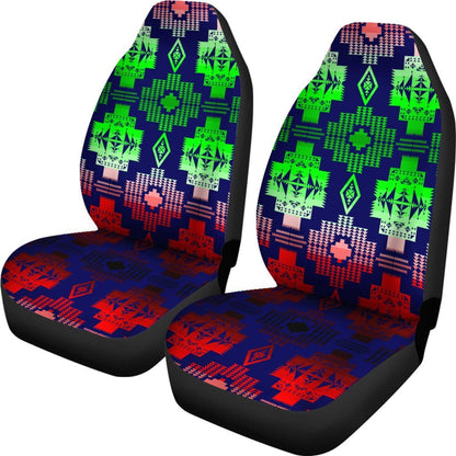 Dark Blue Shades  Set of Car Seat Covers