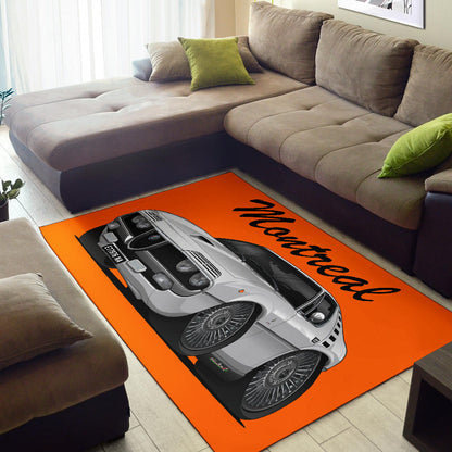 1971 Alfa Romeo Montreal Car Art Area Rug