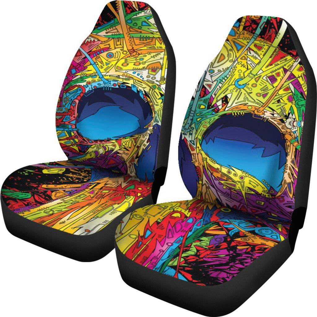 Sugar Skull Design Seat Covers