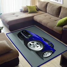 1st Generation Purple Camaro SS Gray Area Rug
