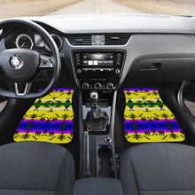 Between the Mountains Greasy Yellow Set of 4 Car Floor Mats