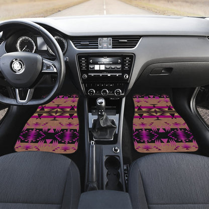 Between the Mountains Berry Set of 4 Car Floor Mats