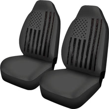 Black American Flag Seat Covers