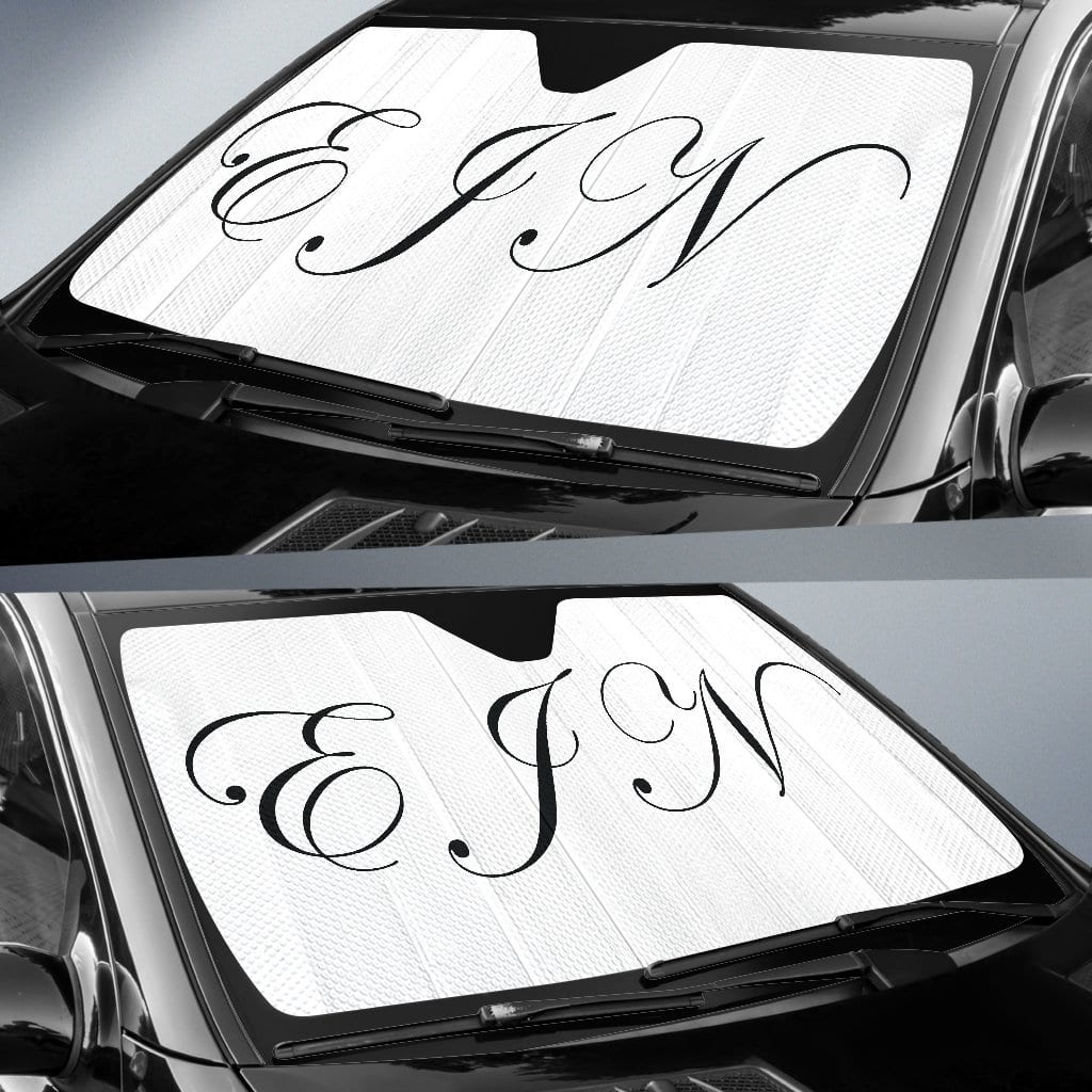 Custom Monogram 1 Sun Shades