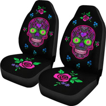 Wicked Skulls Car Seat Covers for Skull Lovers (set of 2)