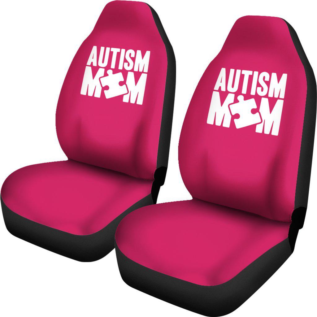 Autism Mom Design Pink Seat Covers
