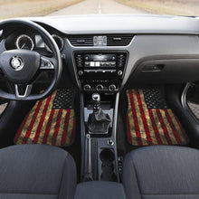 American Flag floor mats Front and Rear Car Set of 4