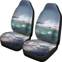 Ocean Waves Water Design Seat Covers