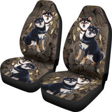 Black Shiba Inu Seat Covers (Set of 2)