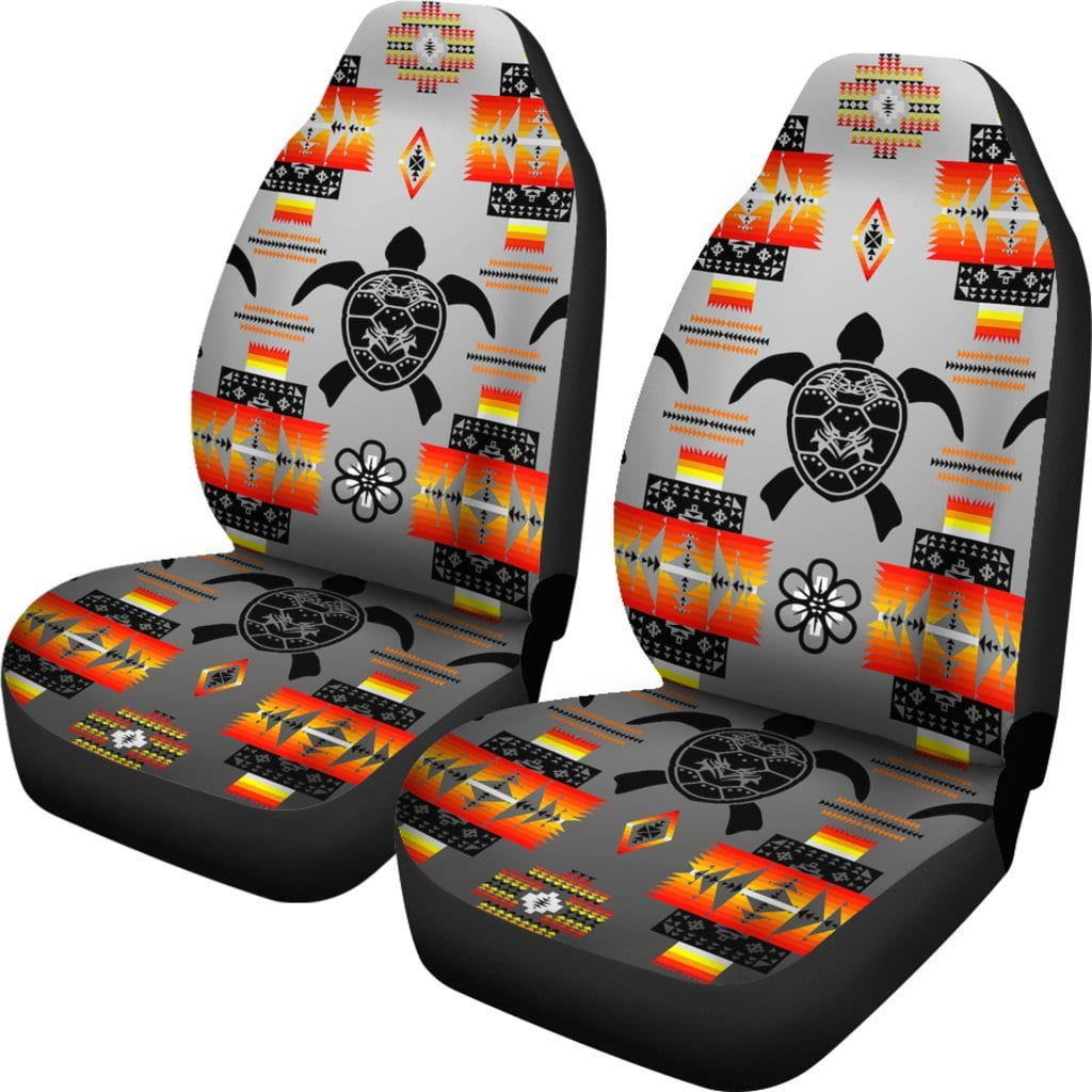 Turtle Gray Set of 2 Car Seat Covers