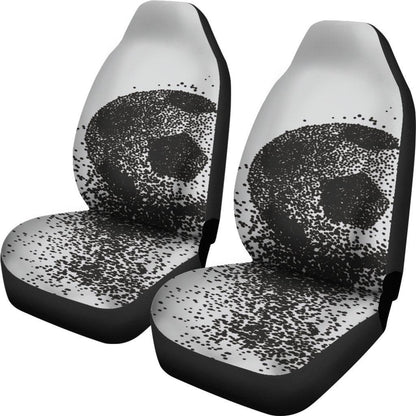 Soccer Ball Abstract Design Seat Covers