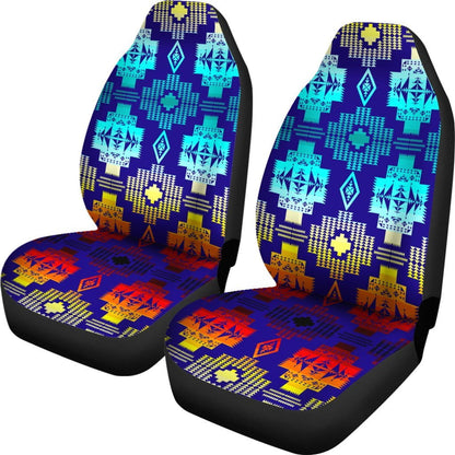 Blue Shades  Set of 2 Car Seat Covers