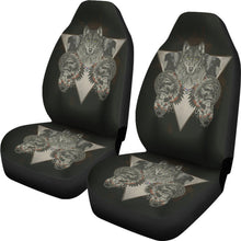 Wolf & Skulls Custom Car Seat Covers