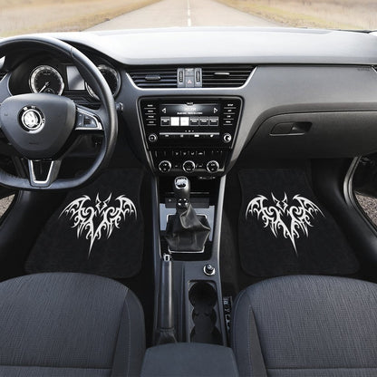 Tribal Bat Car Floor Mats front set of 2