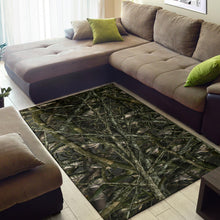 Crappie Fish Camo Bush Area Rug